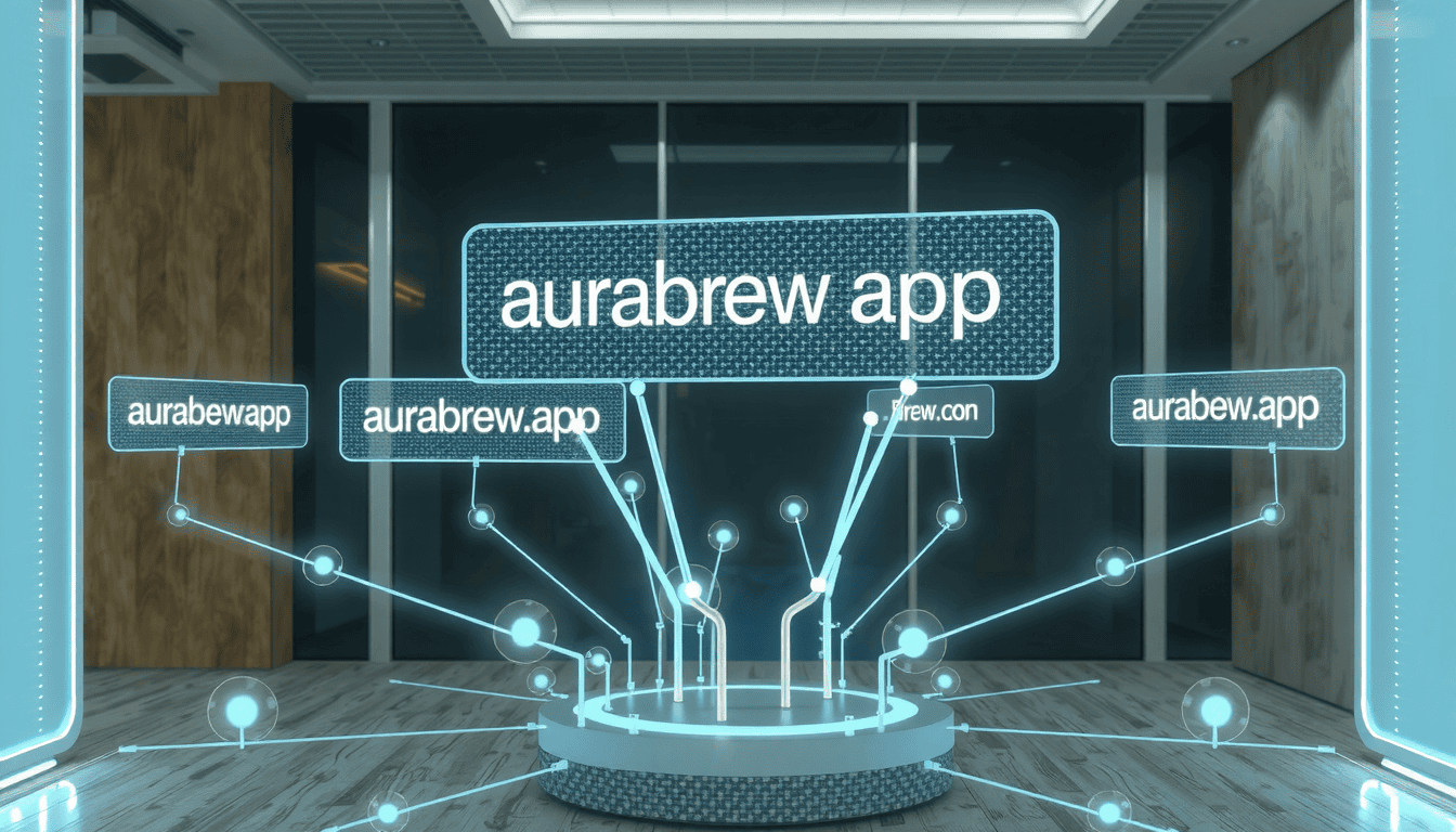 Business owner registering multiple domain names to protect brand identity and redirect traffic